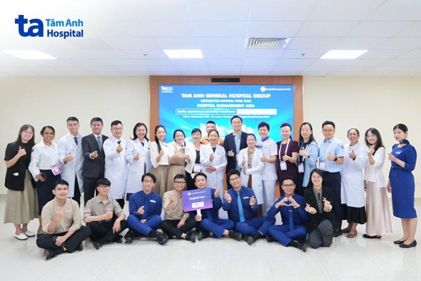 đoàn tại phòng khám tâm anh cơ sở tân hưng