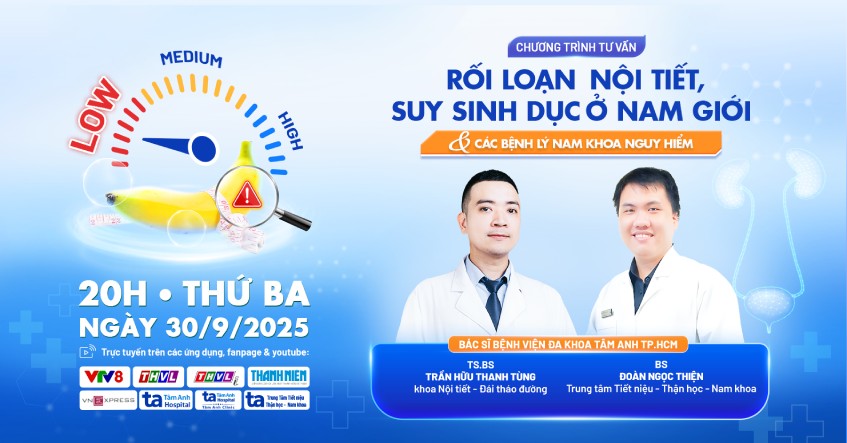 Rối loạn nội tiết, suy sinh dục ở nam giới và các bệnh lý nam khoa nguy hiểm