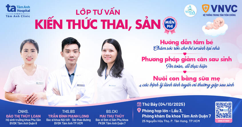 Lớp học tiền sản số 10 – BVĐK Tâm Anh TP.HCM (Cơ sở P.Tân Hưng – Q.7)