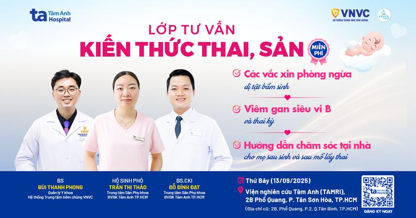 Lớp học tiền sản số 15 – Bệnh viện Đa khoa Tâm Anh (13/09/2025)