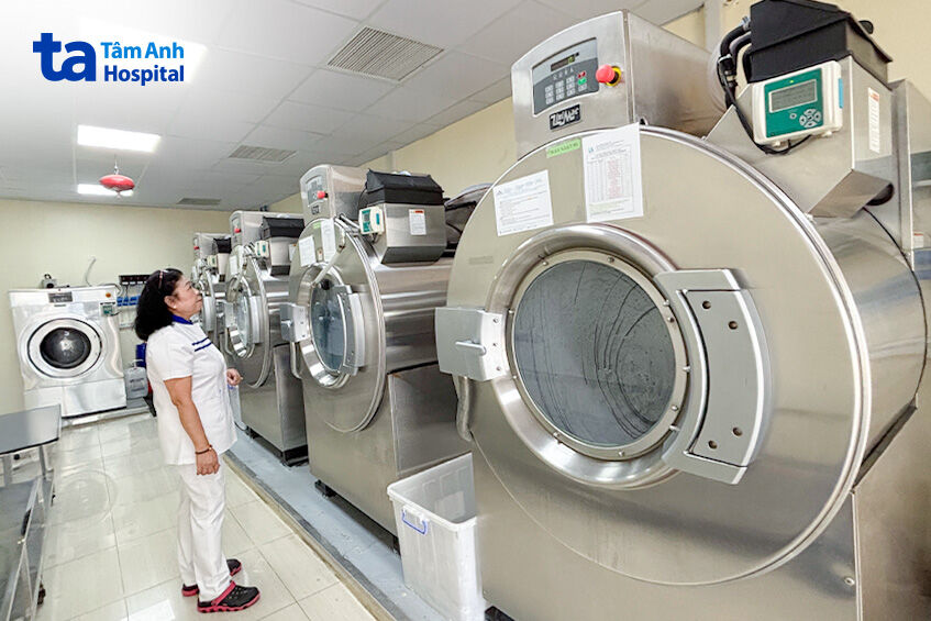 phòng giặt bvdk tâm anh