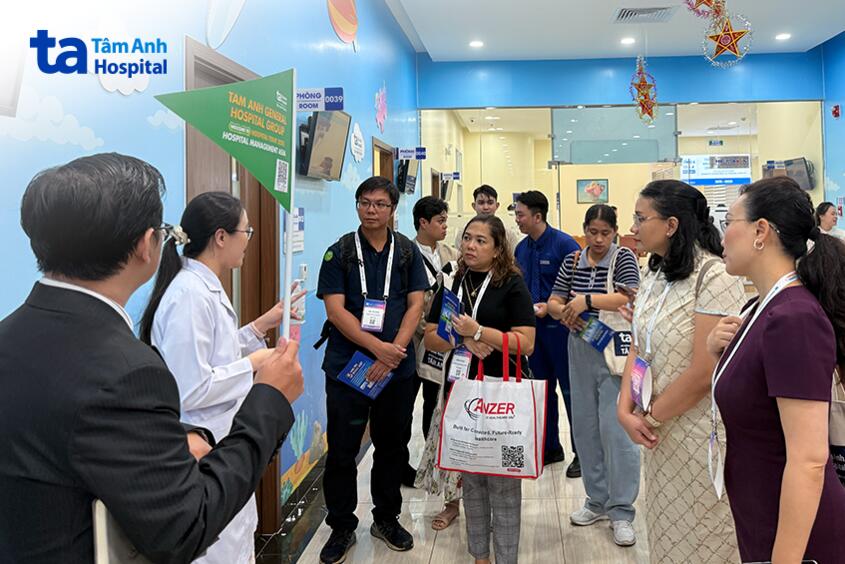 tham quan khoa nhi tâm anh