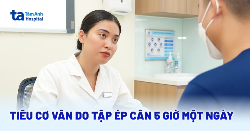 Tiêu cơ vân vì tập ép cân 5 tiếng mỗi ngày