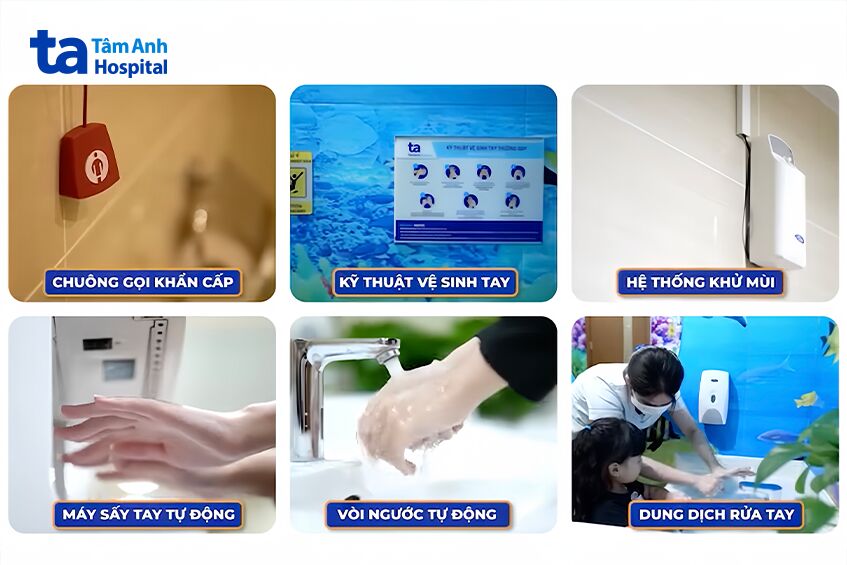 trang thiết bị hiện đại đa dạng