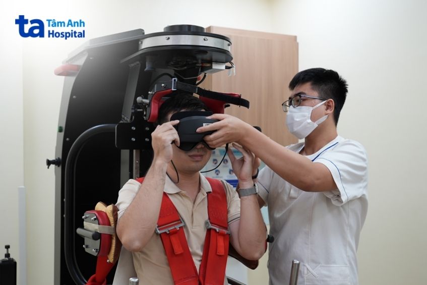 Khám Rối Loạn Tiền Đình Ở Hà Nội Tại Bệnh Viện, Phòng Khám Nào? Máy Tập Phục Hồi Chức Năng Tiền Đình Trv Hỗ Trợ Bệnh Nhân.