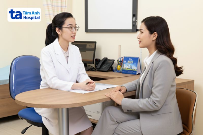 bác sĩ vy bệnh viện tâm anh quận 7 tư vấn cho khách