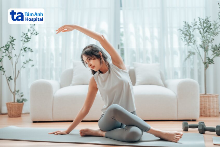 bài tập phù hợp giúp tăng sức khỏe mẹ và bé