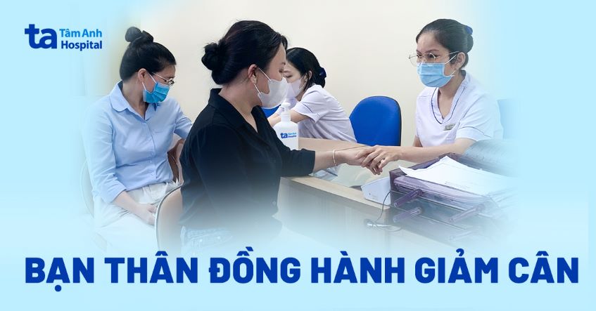 Bạn thân cùng đồng hành giảm cân