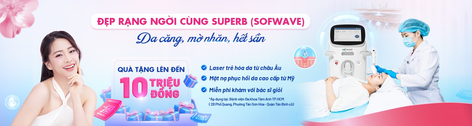 banner đẹp rạng ngời cùng superb sofwave