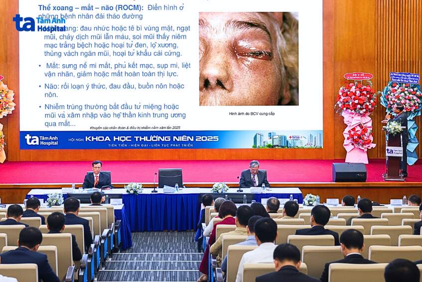 báo cáo về tình hình nhiễm nấm tại hội nghị