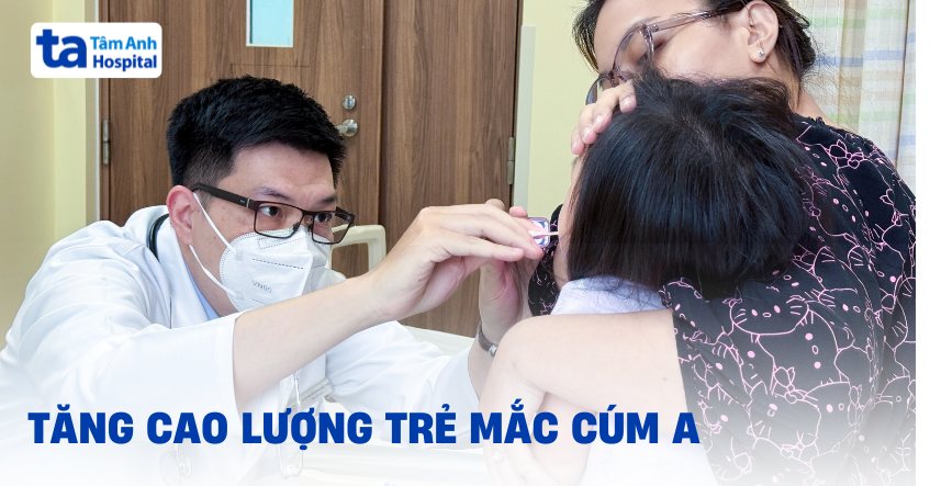 Bé 2 tuổi thở lõm ngực do mắc cúm A