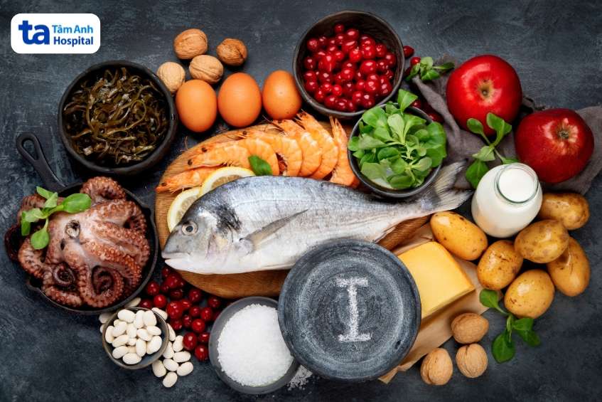 các thực phẩm chứa nhiều iod có thể bổ sung để phòng ngừa bướu cổ