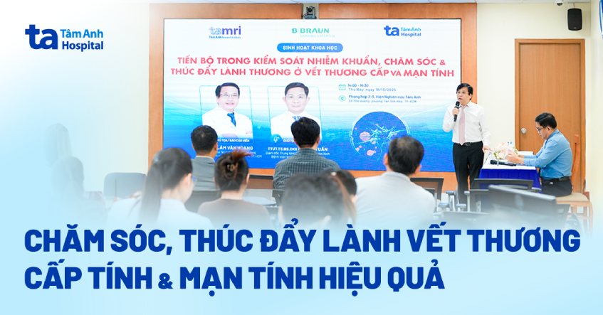 Chăm sóc, thúc đẩy lành vết thương cấp tính và mạn tính hiệu quả