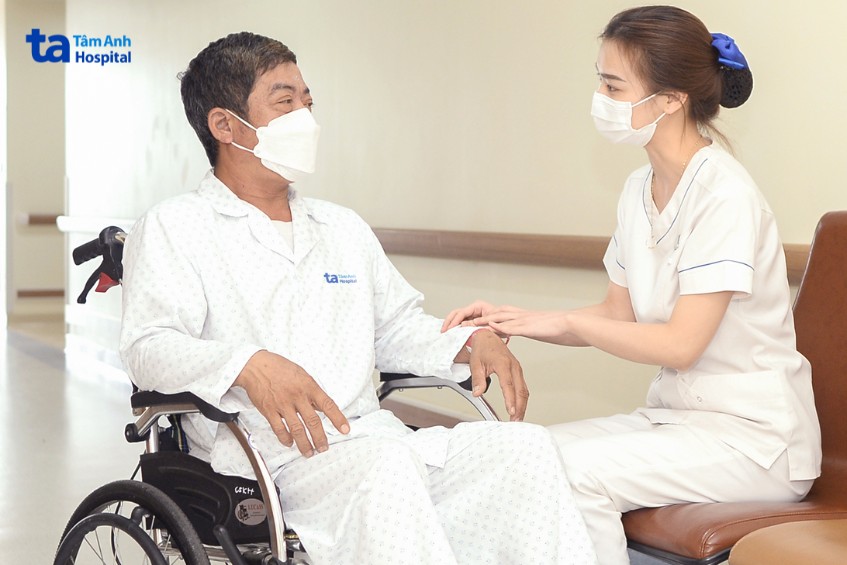 Điều dưỡng đóng vai trò trọng yếu trong việc quản lý và chăm sóc vết thương, giúp vết thương mau chóng phục hồi tại BVĐK Tâm Anh