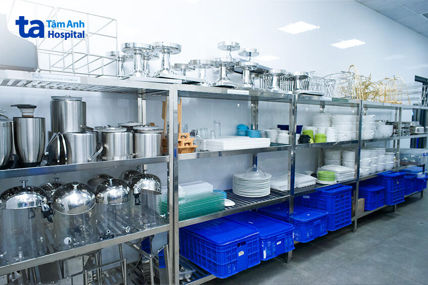 dụng cụ bếp đảm bảo vệ sinh