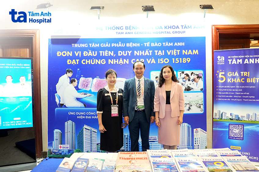 gian hàng của bệnh viện đa khoa tâm anh