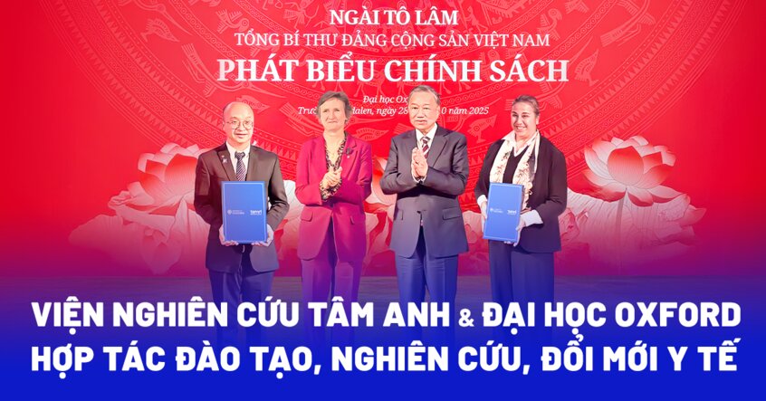 Tâm Anh và Đại học Oxford ký hợp tác triển khai trao đổi đào tạo, nghiên cứu, đổi mới y tế