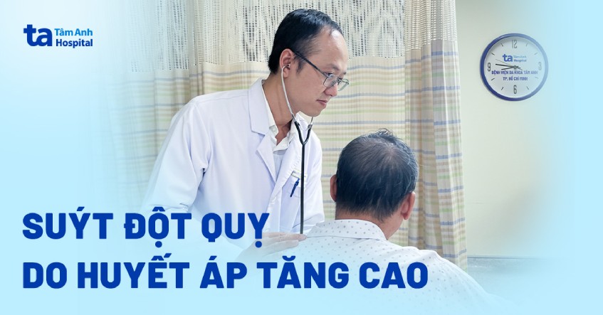 Huyết áp người đàn ông tăng vọt gây suýt đột quỵ