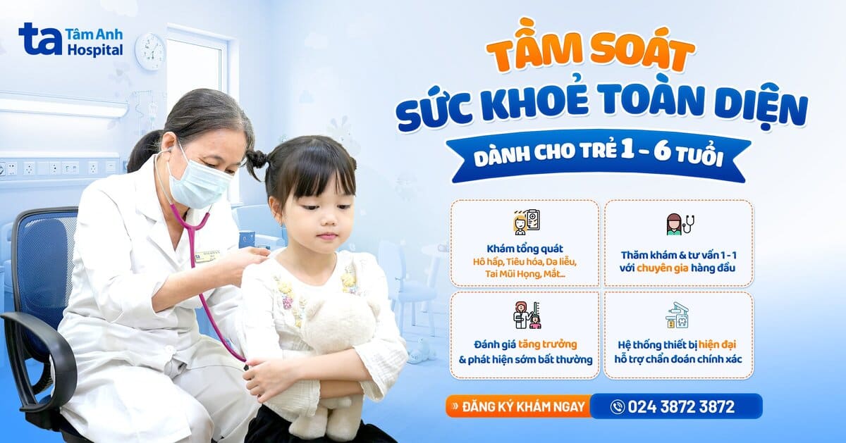 Địa chỉ khám tổng quát cho bé ở Hà Nội có bác sĩ giỏi
