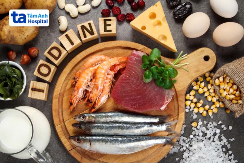 khi hấp thu quá nhiều iot có thể dẫn đến cường giáp