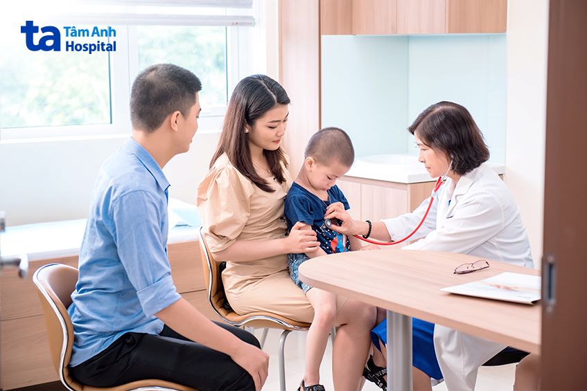 không gian khám thân thiện cho trẻ