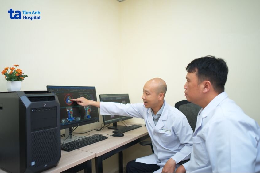 lập kế hoạch xạ trị cho người bệnh