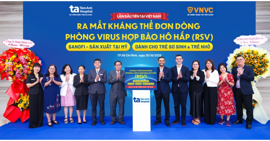 Việt Nam lần đầu tiên có kháng thể đơn dòng phòng virus hợp bào hô hấp RSV cho trẻ em