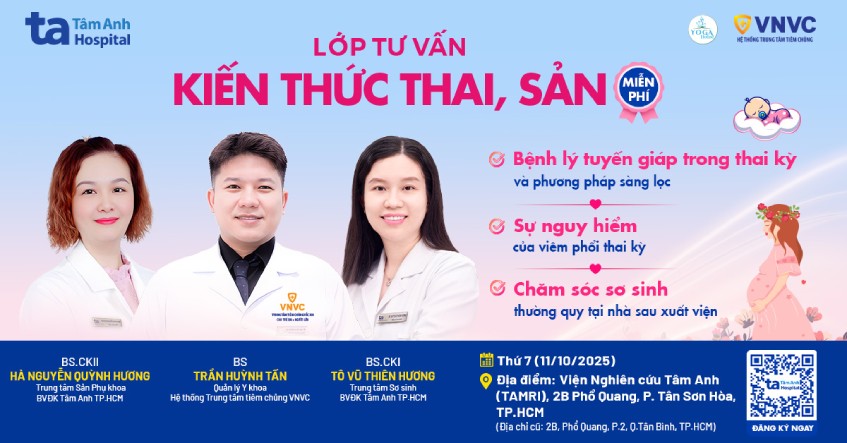 Lớp học tiền sản số 16, 9h00 – 11h00 thứ 7 (11/10/2025)