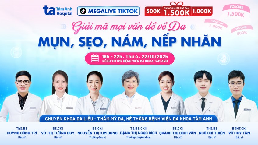 Megalive: Giải mã mọi vấn đề về da mụn, sẹo, nám, nếp nhăn