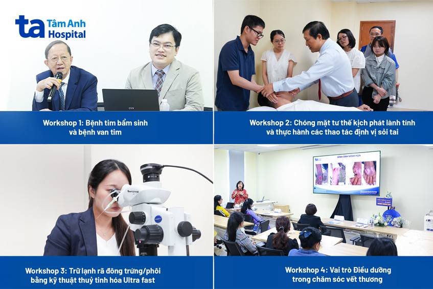 những workshop thực hành cực chất về tim mạch, thần kinh