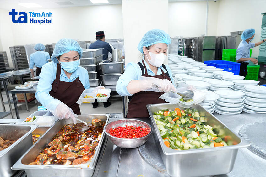 phân chia khẩu phần ăn chính xác