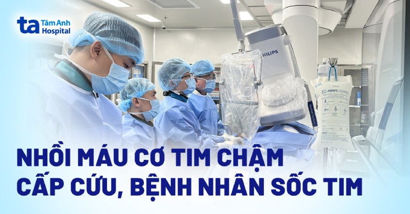 Sốc tim do nhồi máu cơ tim mà không biết