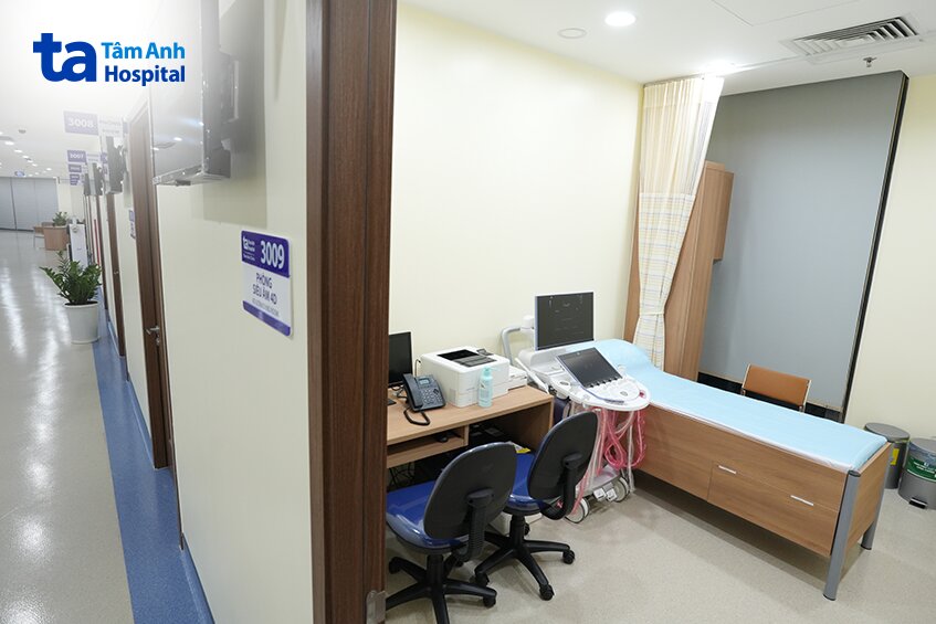 trang thiết bị phòng khám đa khoa tâm anh