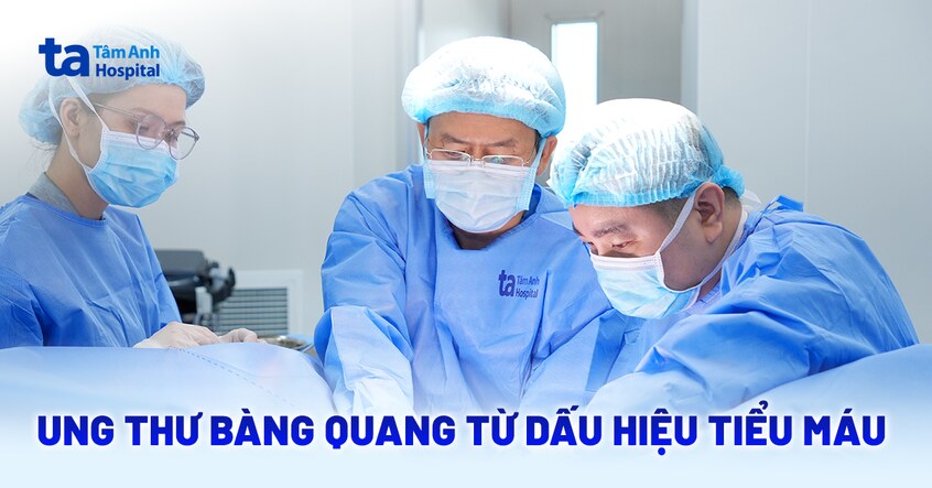 Ung thư bàng quang từ dấu hiệu tiểu máu