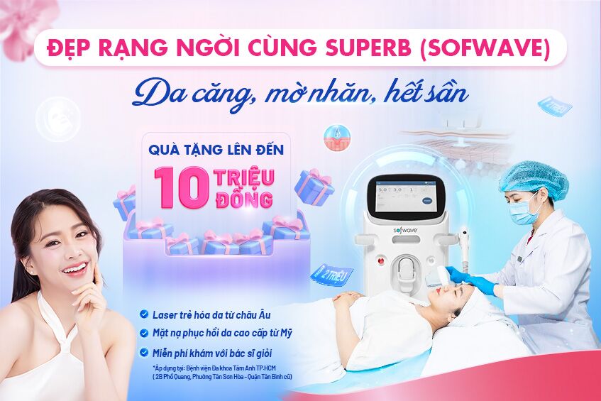 ưu đãi khi làm đẹp bằng sofwave