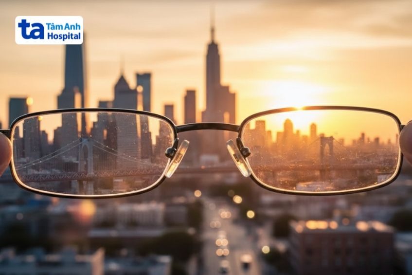 Người cận thị nhìn mờ xa