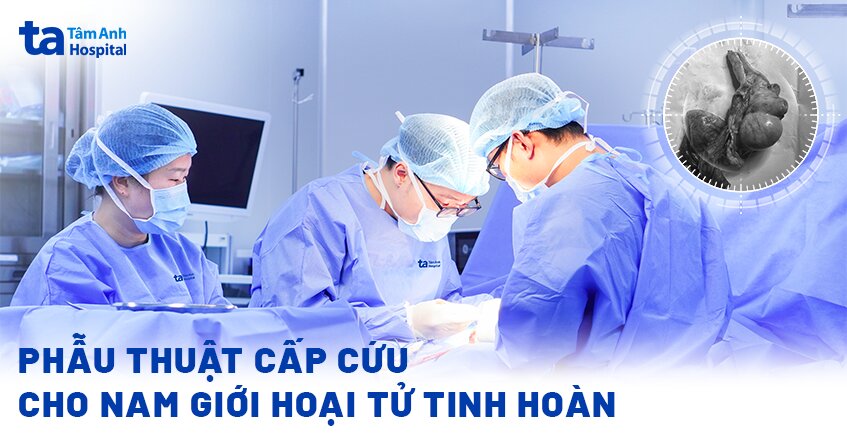 cắt một bên tinh hoàn do viêm hoại tử