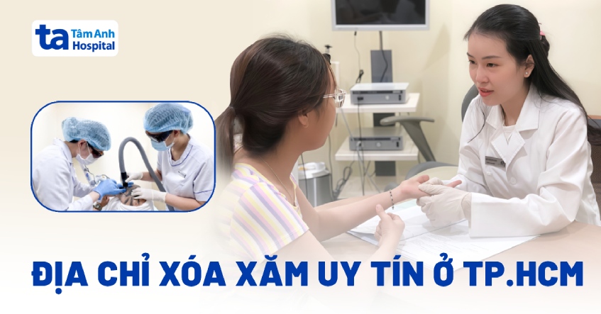 Địa chỉ xóa xăm uy tín ở TPHCM không đau, không sẹo