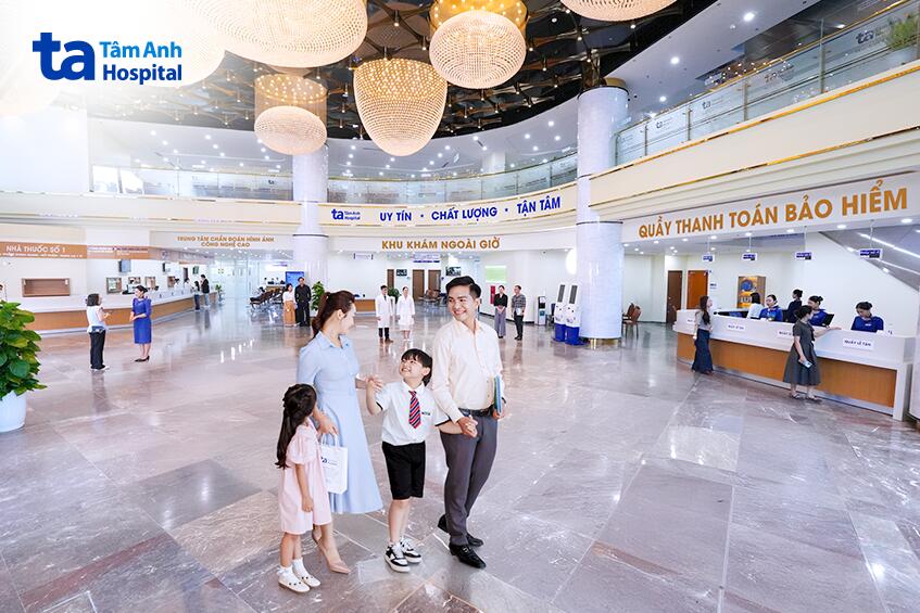 diện tích rộng và không gian thoáng