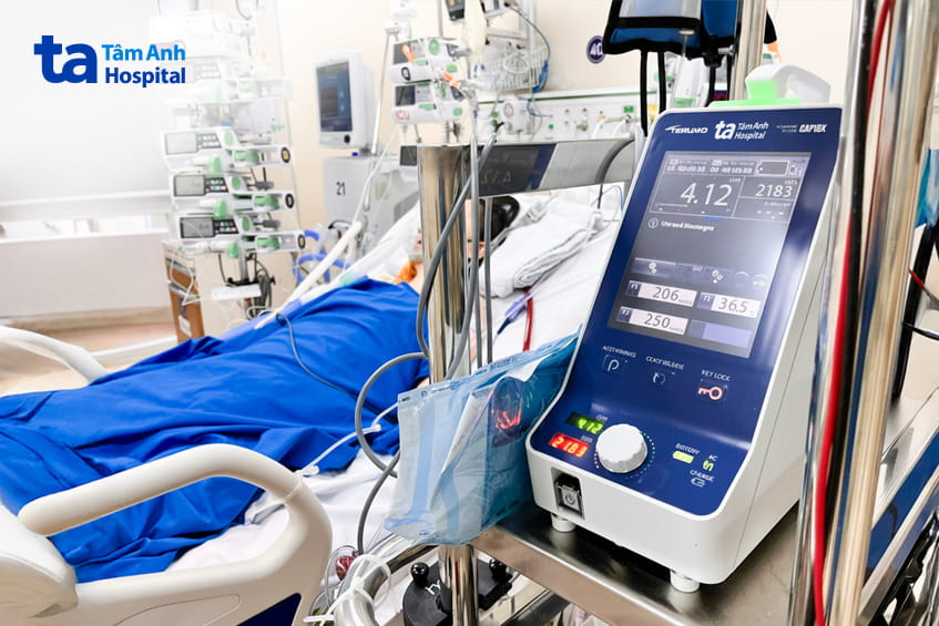 Bệnh nhân viêm cơ tim cấp được điều trị bằng kỹ thuật ECMO tại Bệnh viện Đa khoa Tâm Anh