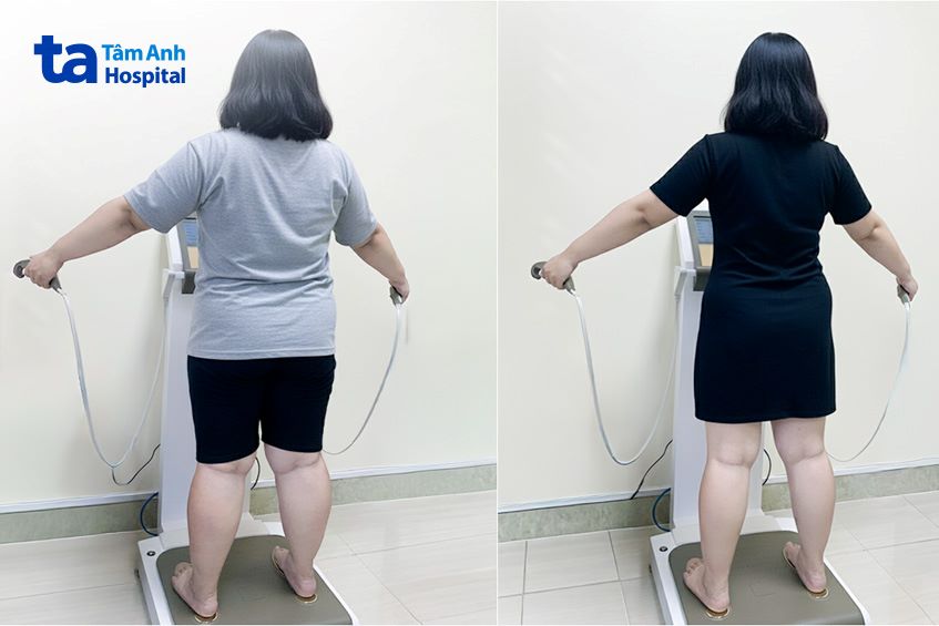 kết quả giảm cân sau 1 tháng