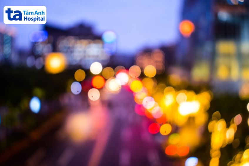 Khó khăn khi nhìn vào ban đêm