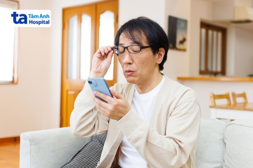 Bị viễn thị hoặc lão thị gây cản trở khó nhìn vật ở gần