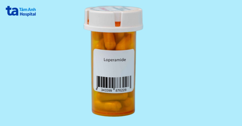 Lọ thuốc loperamide dùng điều trị tiêu chảy cấp không kê đơn