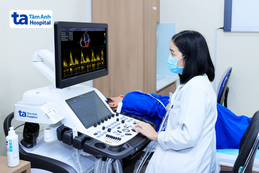 Máy siêu âm tim 4D Vivid E95 được trang bị tại Trung tâm Tim mạch BVĐK Tâm Anh TP.HCM, giúp khách hàng được tiếp cận dịch vụ siêu âm tim 4D chất lượng cao ngay khi có chỉ định