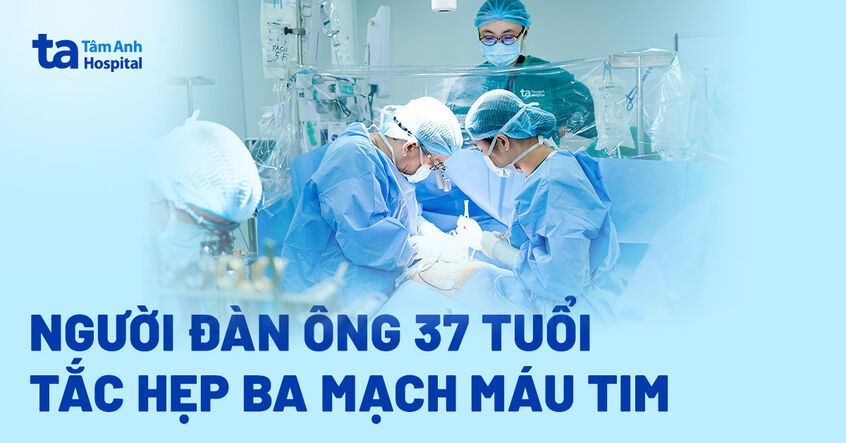 Mổ bắc cầu mạch vành ở tuổi 37
