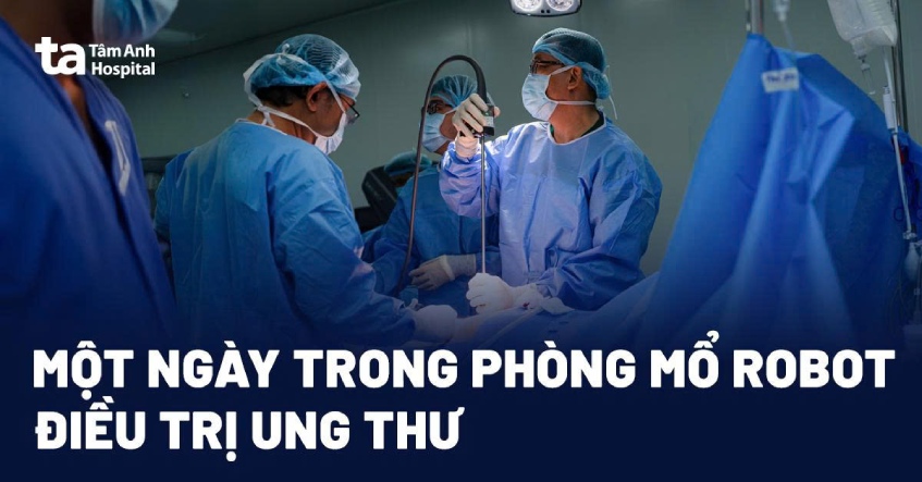một ngày trong phòng mổ robot