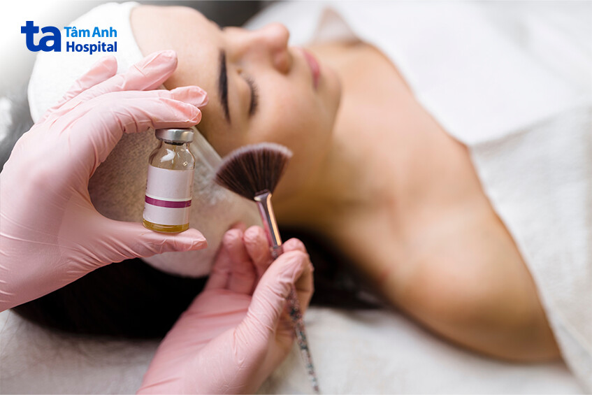 nồng độ peel quá thấp