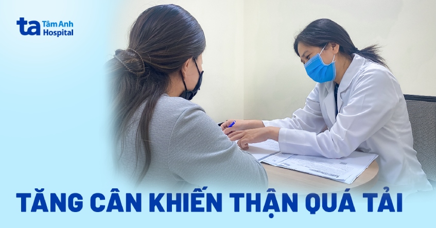 tăng cân khiến thận quá tải