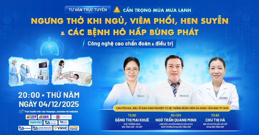 TVTT: Cẩn trọng mùa mưa lạnh – Ngưng thở khi ngủ, viêm phổi, hen suyễn & các bệnh hô hấp bùng phát